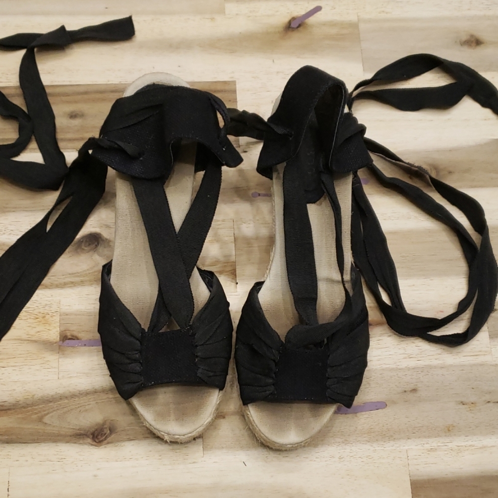 🌱Bamboo Espadrilles Wedges 10